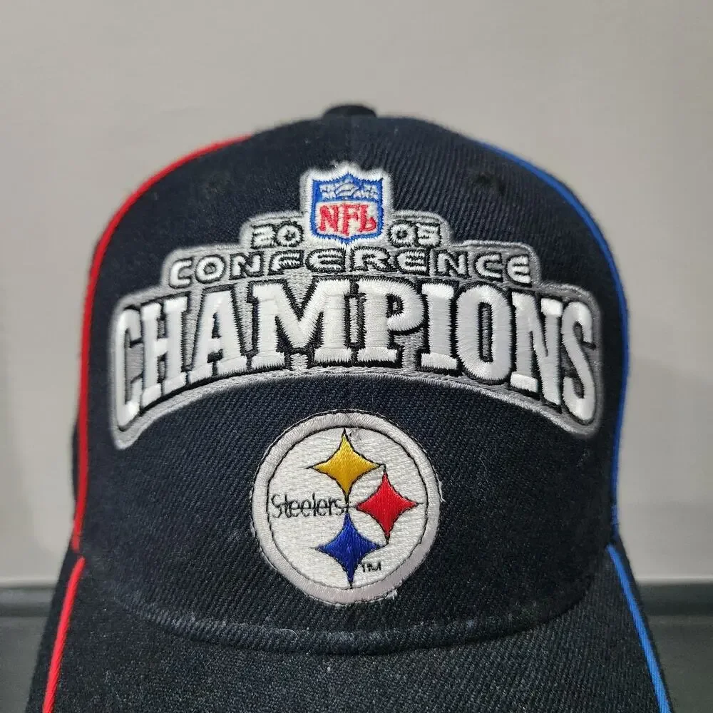 VTG Pittsburgh Steelers NFL 2005 AFC Conference Champions Super‎ Bowl XL Hat Cap